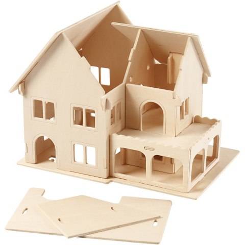 Puzzle 3D drewniane Domek 3 Puzzle 3D drewniane Domek 3