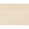 Puzzle 3D drewniane Domek 3