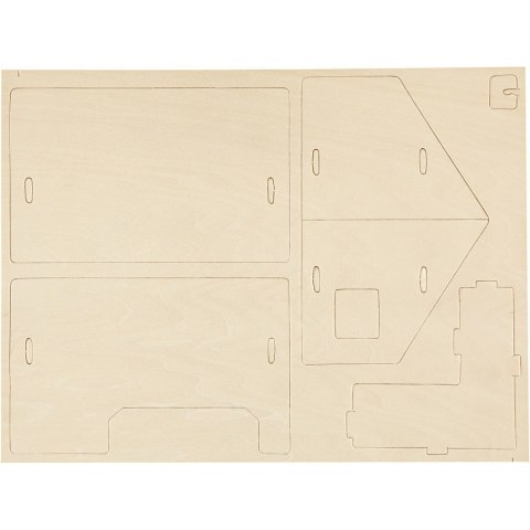 Puzzle 3D drewniane Domek 3 Puzzle 3D drewniane Domek 3