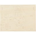 Puzzle 3D drewniane Domek 4
