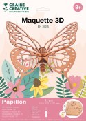 Puzzle 3D drewniane, Motyl
