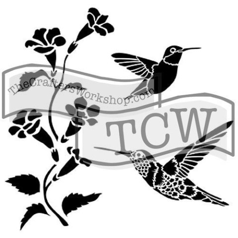 Szablon Kolibry 30,5 cm Szablon Kolibry 30,5 cm
