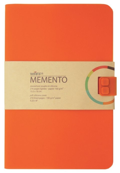 WAFF MEMENTO notes A5 Pomarańczowy WAFF MEMENTO notes A5 Pomarańczowy